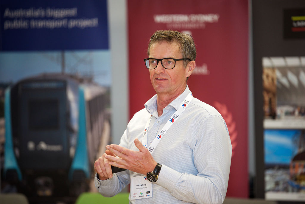 IWA CEO Phil Helberg presenting at the 2024 Australian British Infrastructure Catalyst