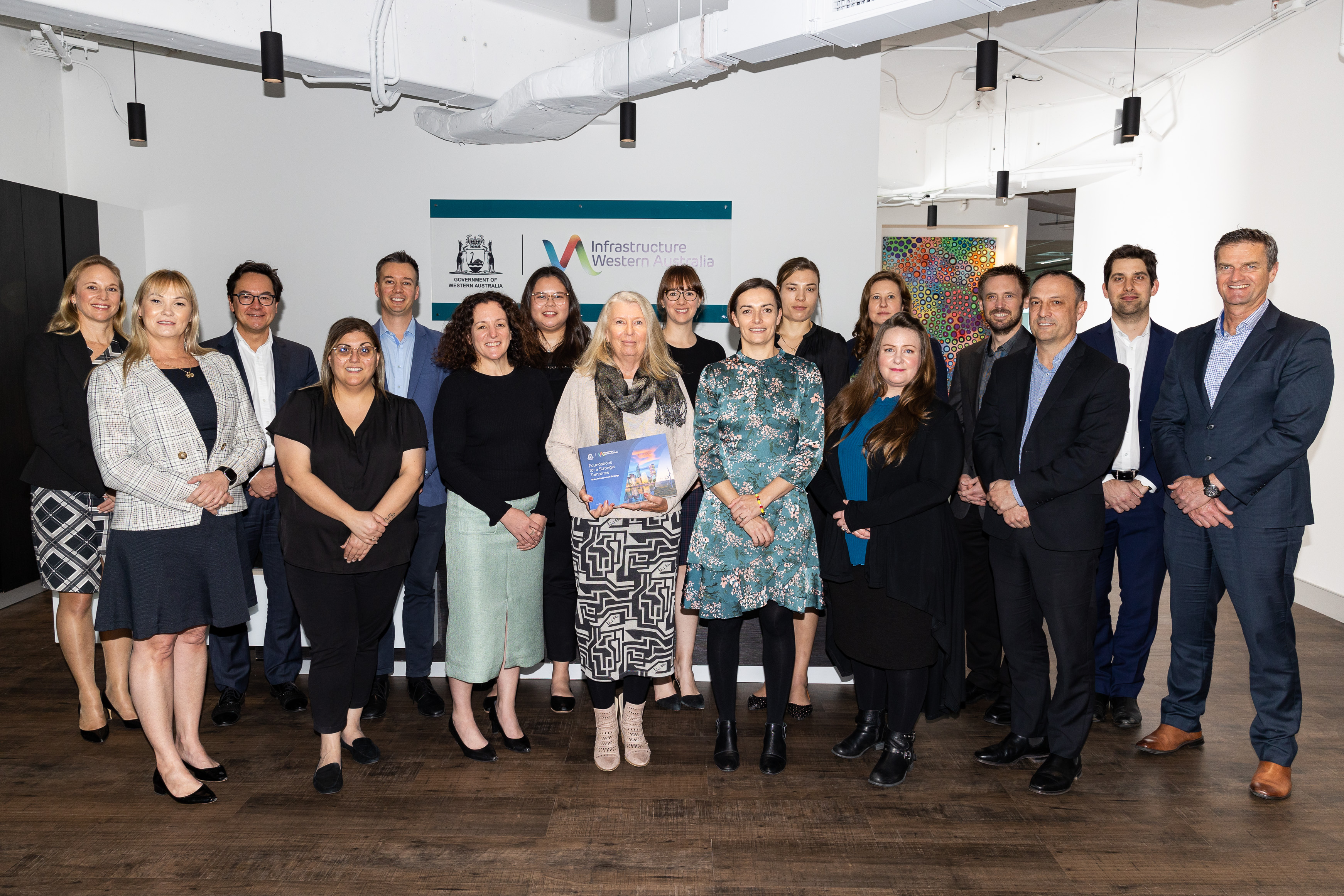 The IWA team following the tabling of WA's first State Infrastructure Strategy in Parliament.