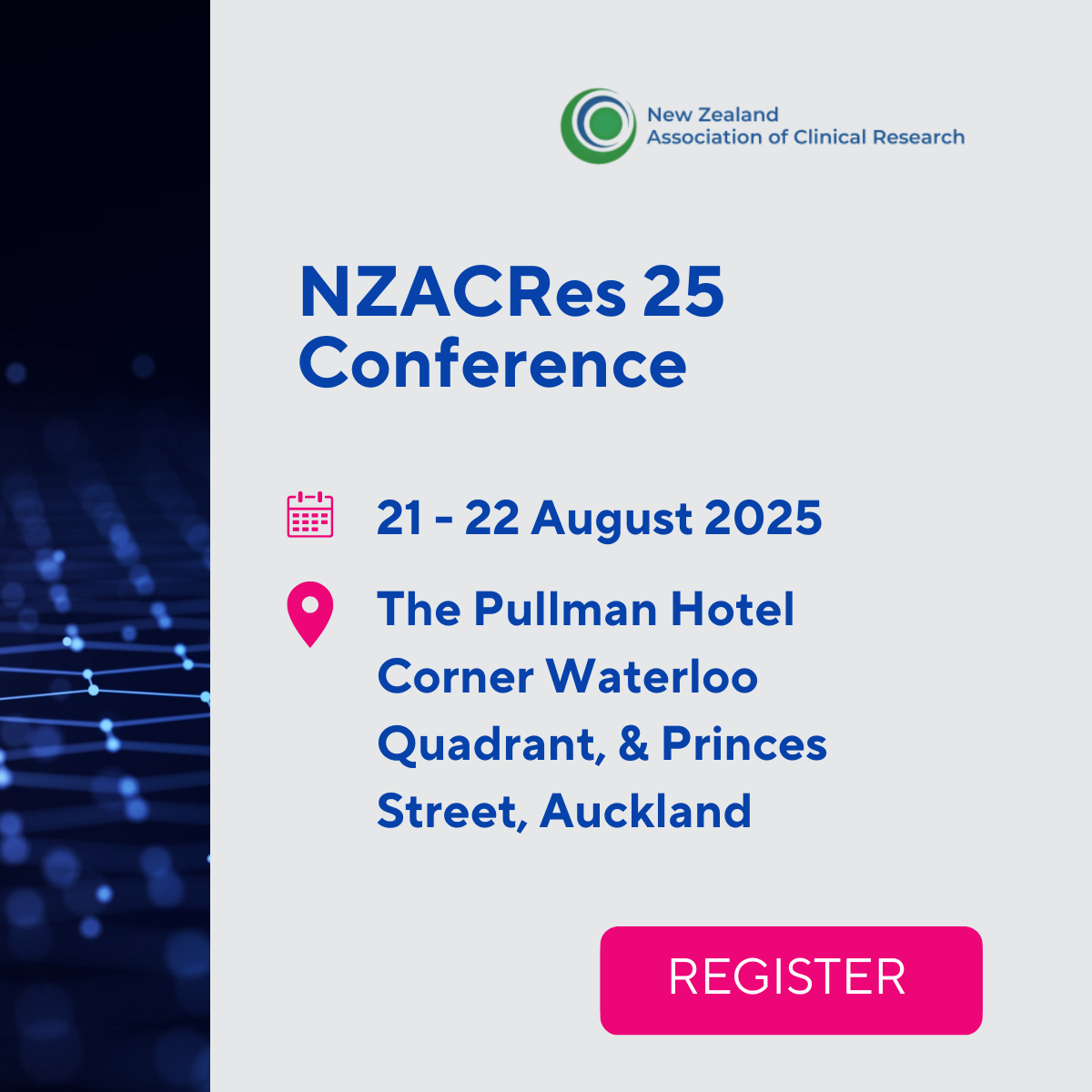 NZACRes 25 Conference