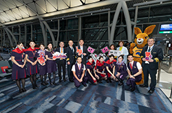 Hong Kong Airlines lands in Sydney © Hong Kong Airlines