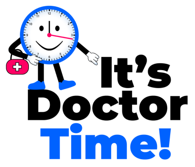 This is the It's Doctor Time logo