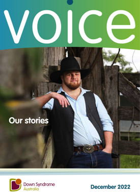 The cover of Voice with a young man in a waistcoat in a rural setting