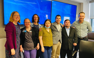 Claire and attendees at COSP