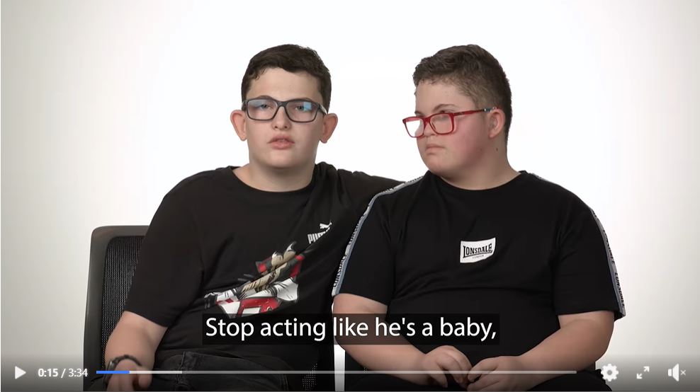 This is a still image from DSA's video - Down Syndrome - Let's Set the Record Straight