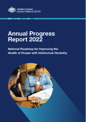 The cover of the National Roadmap Annual Progress Report