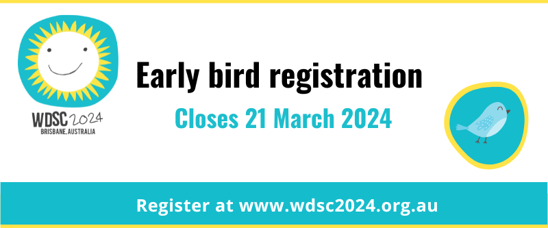 Early bird registration for World Down Syndrome Congress has now opened