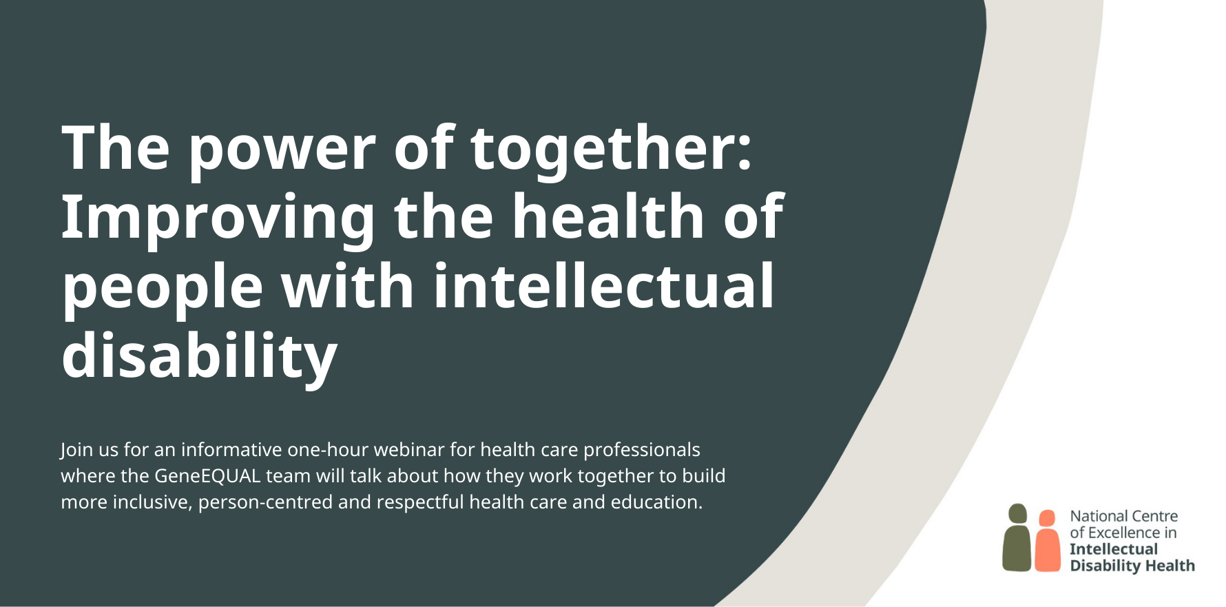 This is an image for the webinar "The power of together"