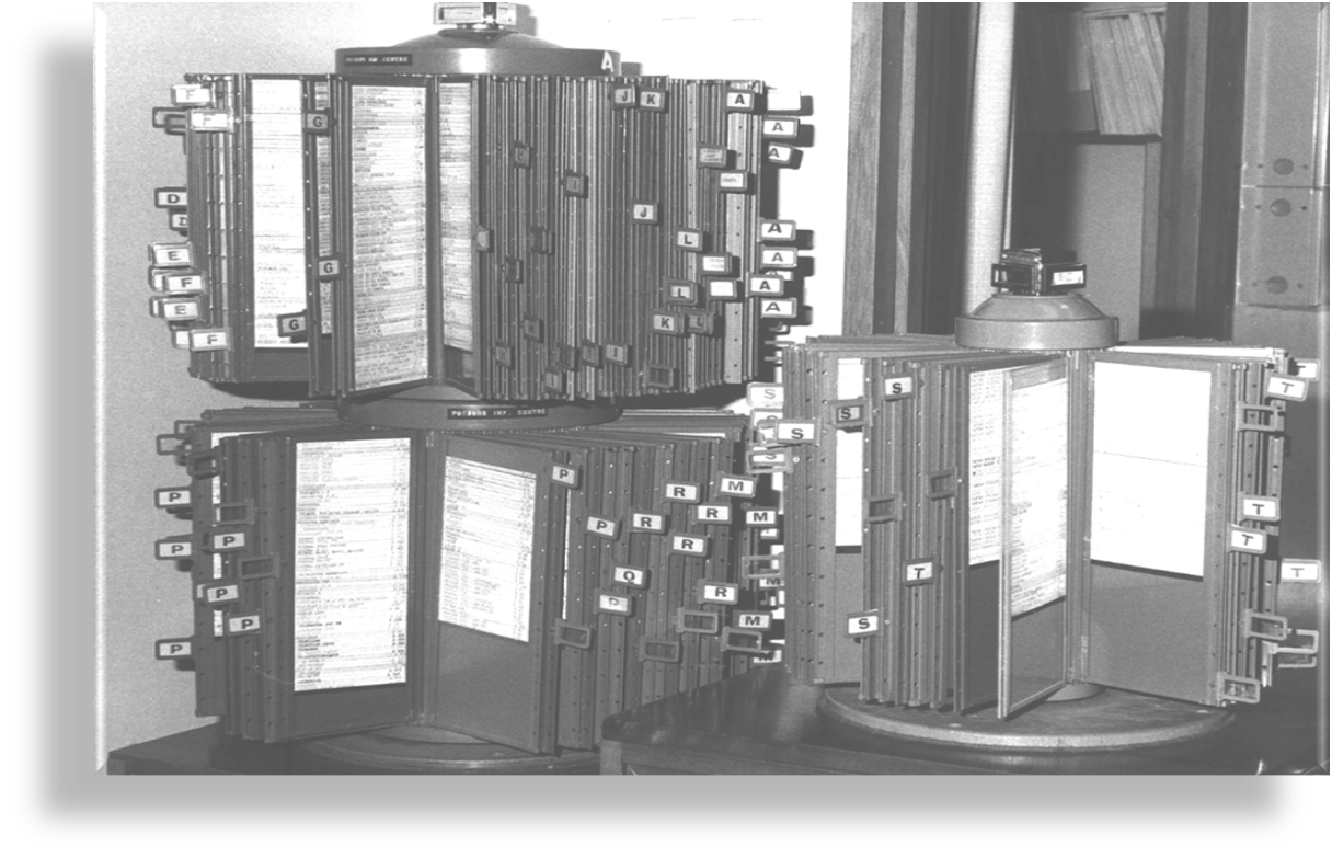 The 'database' has existed since December 1964, when the National Poisons Centre opened in Dunedin.  It was originally a paper-based windmill system comprising of an index and cabinet file