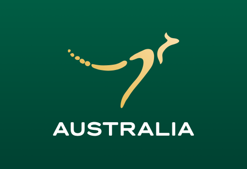 Australia's Nation Brand kangaroo logo
