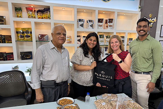 Marquis Macadamias at the Australian Macadamia Festival in Mumbai, India