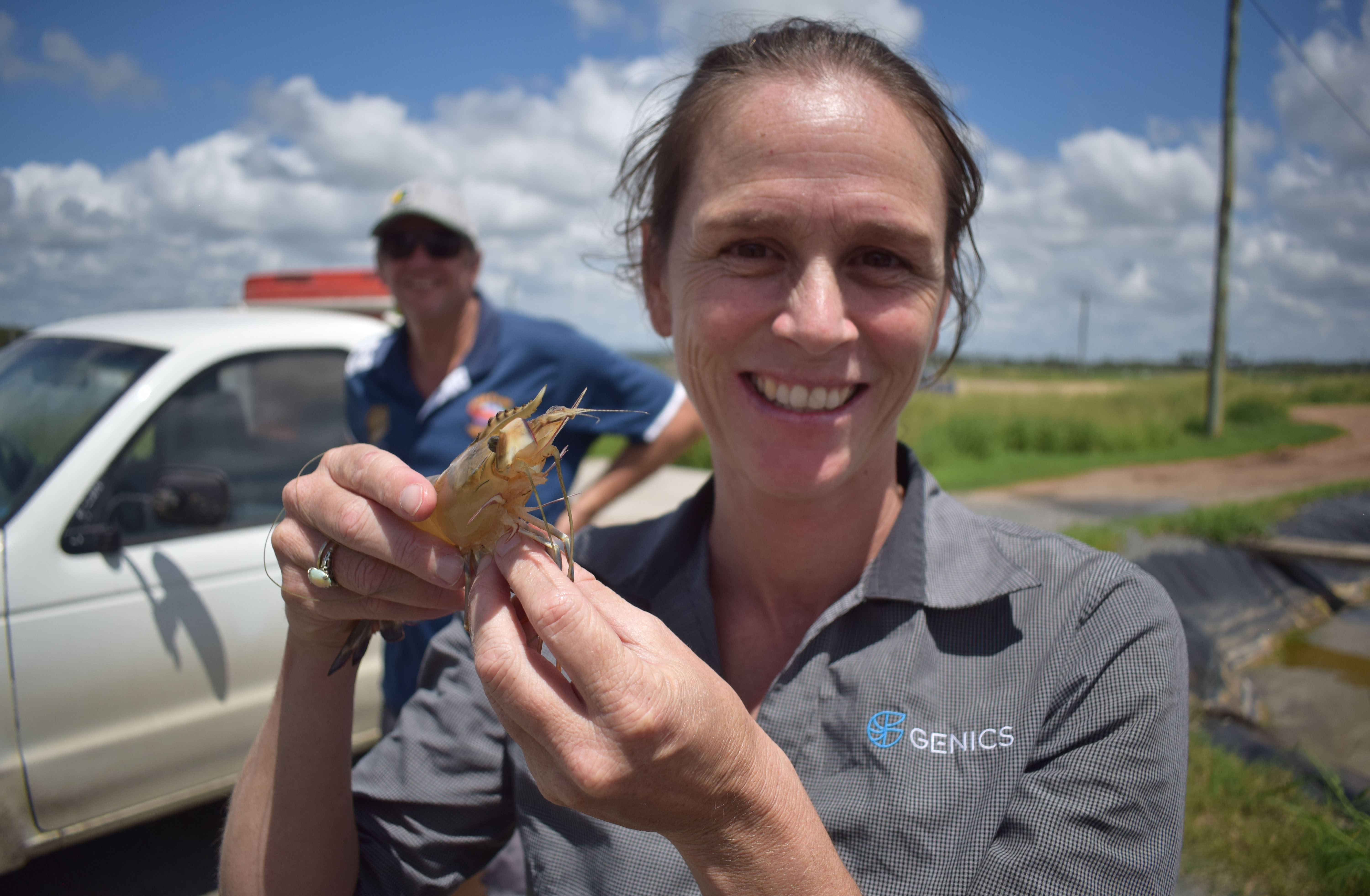 Dr Melony Sellars with pmonodon