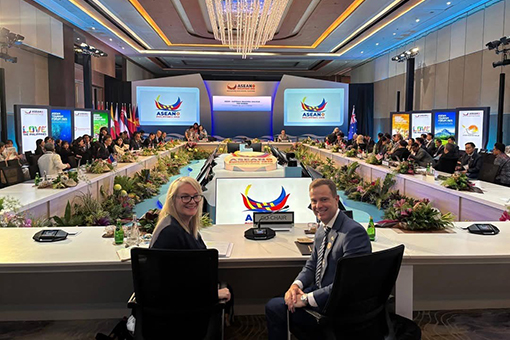 Delegates at the ASEAN-Australia Senior Officials Tourism meeting