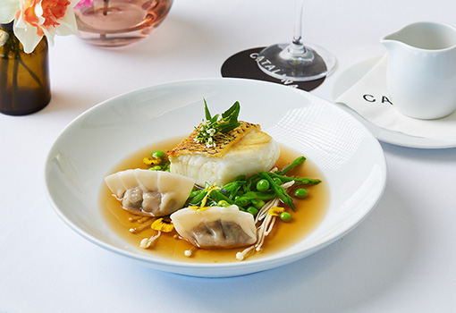 A plate of Austral Fisheries' Glacier 51 toothfish