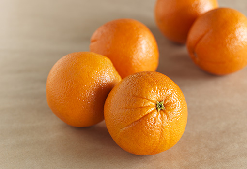 Oranges on table