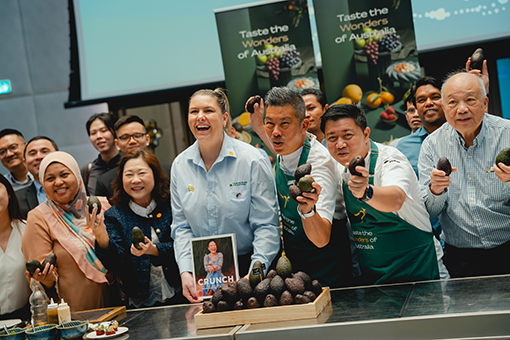 Showcasing avocados at “Taste the Wonders of Australia”, Malaysia