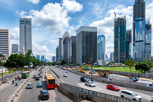 Jakarta skyline, Indonesia