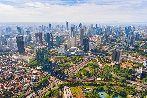 Jakarta skyline, Indonesia