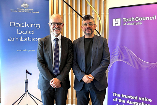 Austrade and Tech Council representatives