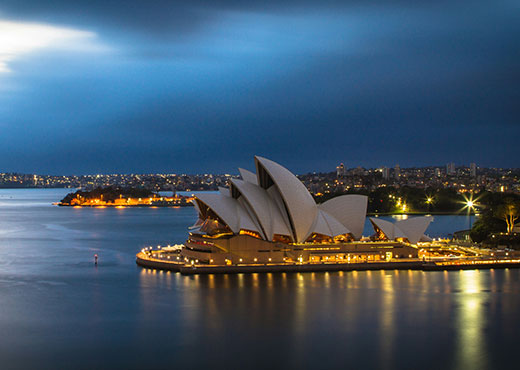 Sydney Opera House at night