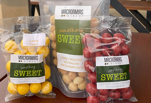 Macadamias Direct packaged macadamias