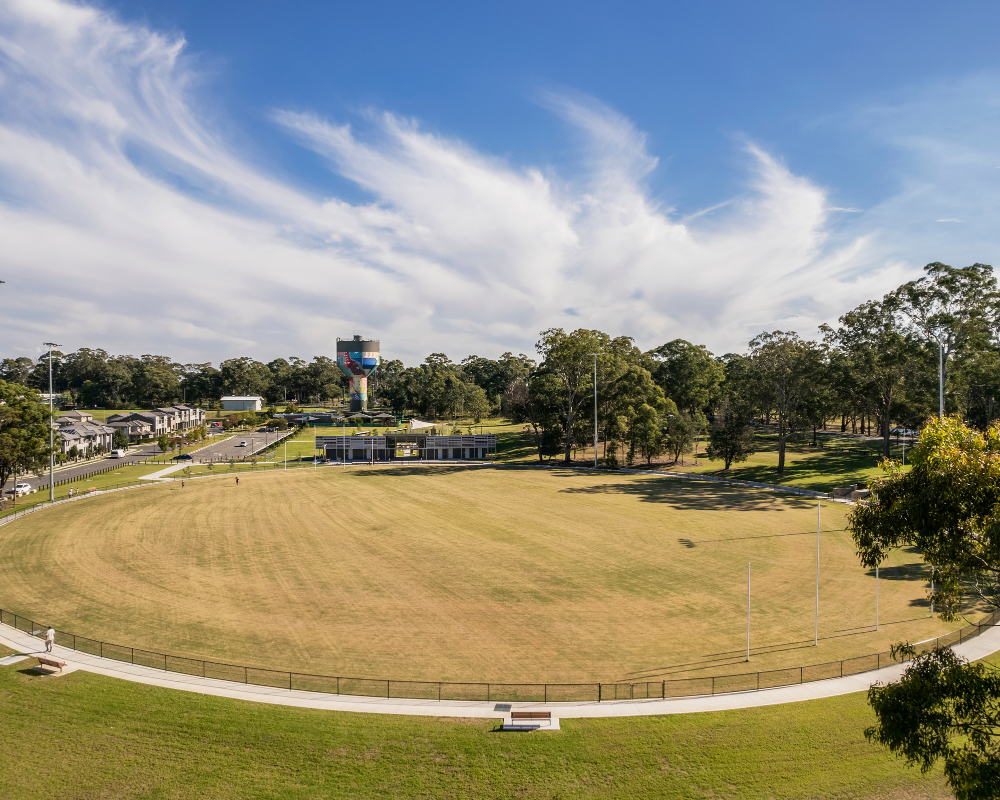 Completed Edmondson Park Mont St Quentin Oval