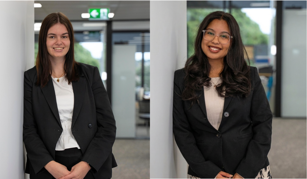 Kayleigh Duncan & Kirstin Du Plooy, Lawyers at Auld Brewer Mazengarb & McEwen