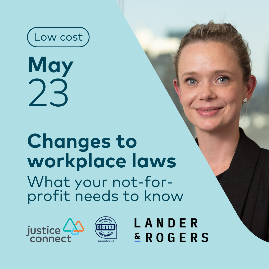 Webinar: Changes to workplace laws